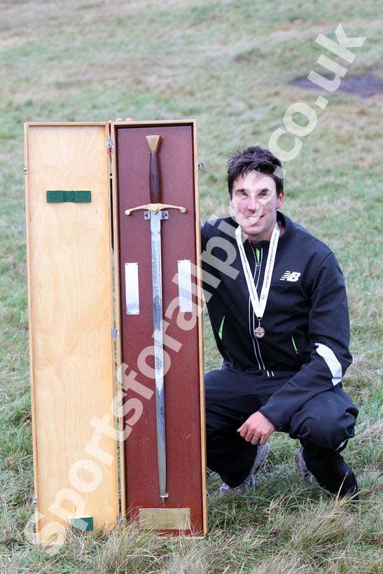 Senior Men's winner Ricky Stevenson